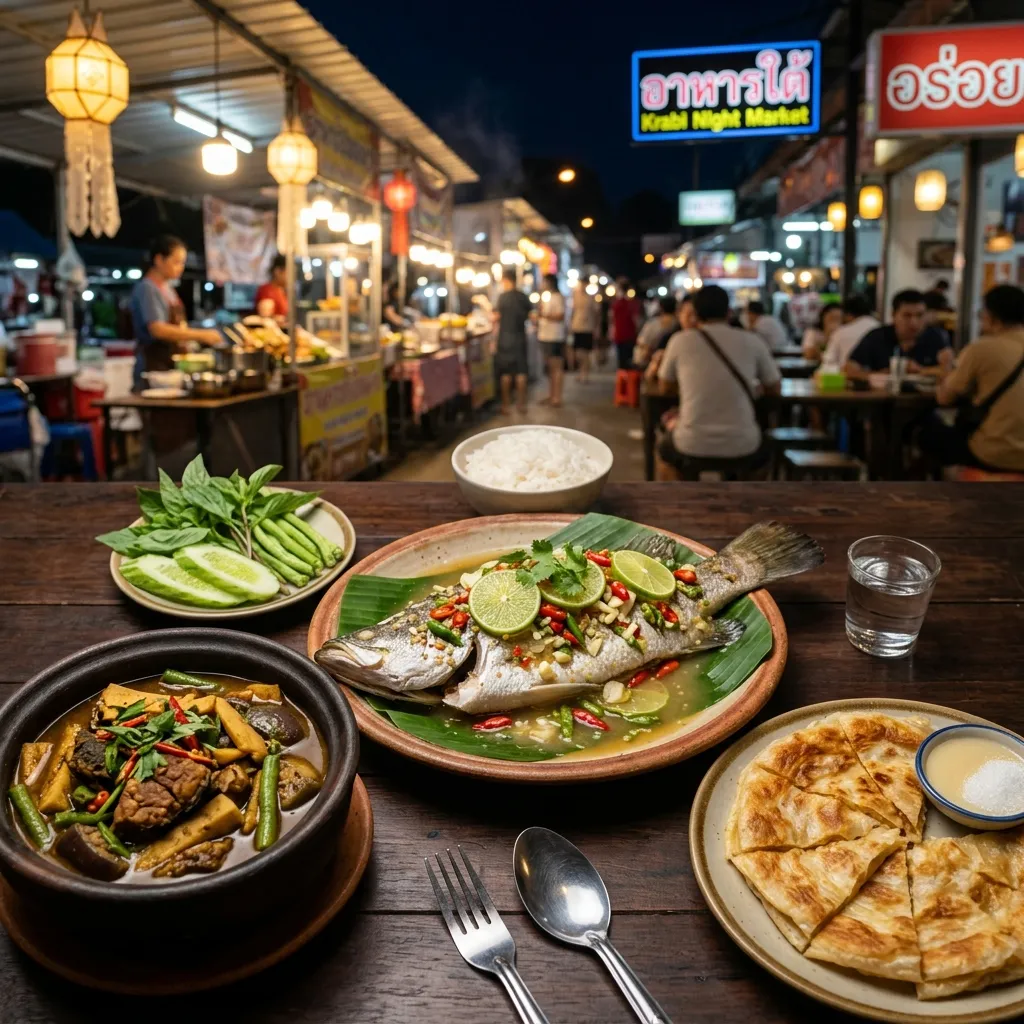 Krabi's Culinary Landscape by Motorbike: From Night Markets to Fine Dining